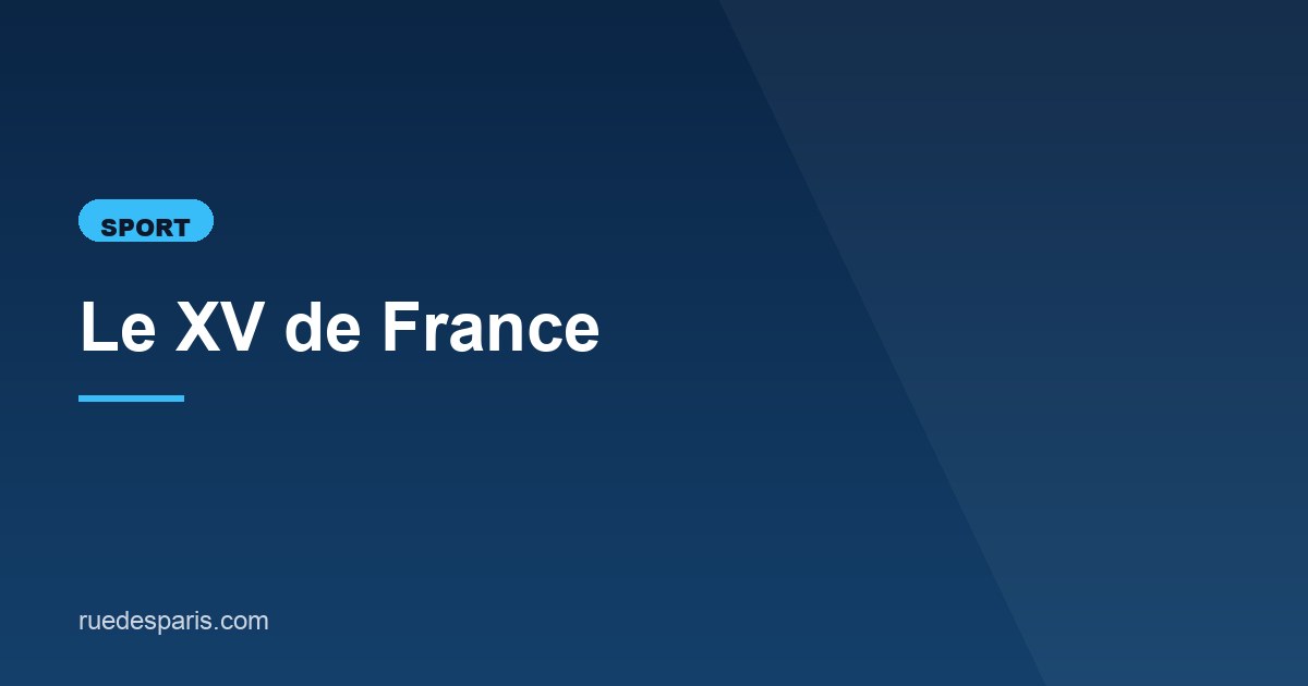 Illustration de l'article consacré au XV de France